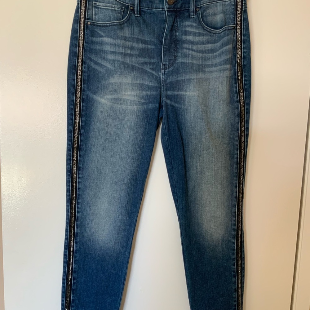 White House Black Market Blue Skinny Jeans